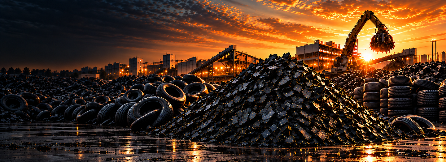 Rubber scrap materials